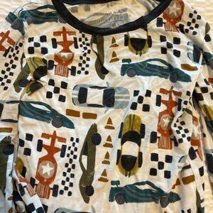 Little Sleepies Multicolor Car Print Pajama Set